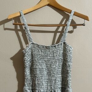 Striped Black and White Women's jumpsuit